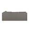 Flash Furniture Roan Indoor/Outdoor L-Shaped Sectional w/Coffee Table in Gray Wicker PE Rattan w/Gray Cushions BN-WS404-GY-GY-GG - alternate 2